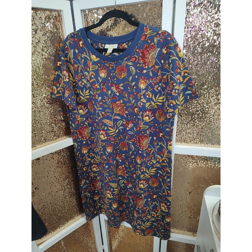 Appleseeds Floral Tshirt Dress Large - Picture 4 of 14